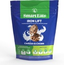 Smart Eats Iron Lift 124; Proszek suplement żelaza 124; Więcej energii 124; Delikatne żelazo 124; Wsparcie włosów, skóry, trawienie 124; Świetne dla dzieci i dorosłych 124; Drinki smakowe / Smoothies 124; Cookies & Cream