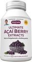 ANDREW LESSMAN Ultimate Açai Berry Ekstrakty 60 Kapsułki - Dostawa Standaryzowane, anty-Oksydant bogaty, Korzystne składniki Acai Berry. Wysokiej mocy. Związki ochronne. Brak dodatków
