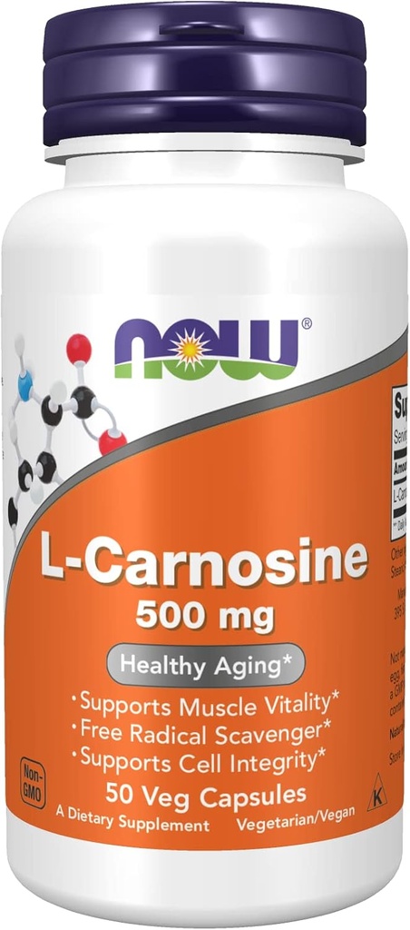 L- Carnosyne 500mg 50 VegiCaps (opakowanie zawierające 2 tabletki)