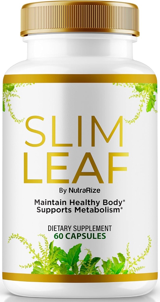 Slim Leaf Pills, Ultra- Pure Keto Formuła, Wszystkie Kapsułki naturalne Keto dla Daily Energy and Fitness Support, Slim Leaf Detox i Cleanse, Premium Keto Lifestyle, SlimLeaf (60 Kapsułki)