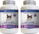 Kot Suplement do oczu - Kompleks Koty Eye Health - Advanced Formula for Eye Sight - Immune Boost - Bilberry for Cats - 2 butelki (120 tabletek)