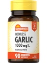 Sundance Odorless czosnku Softgels 124; 1000mg 124; 90 Hrabia 124; Non-GMO i gluten suplement wolny