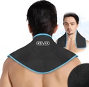 REVIX Ice Wrap Neck Ice Pack for Neck and Shoulders, Terapia Promocji Elastyczności i Mobilności, Hot Cold żel Packs Reavable for Post- Workout, Czarny