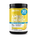Optimum Nutrition Amino Energy Powder Plus Hydration, z BCAA, Elektrolity i kofeiny, Ananas Twist, 30 Servings (Packaging May Vary)