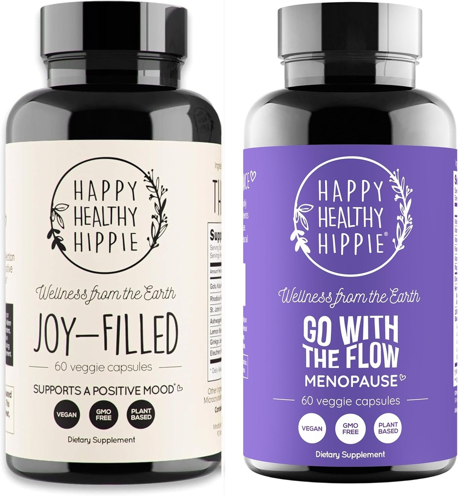 Happy Healthy Hippie Go with The Flow Menopauza Support & Joy Filled Mood Support