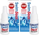SwimSeal ™ Twin- Pack All Natural Swimmer 's Ear Drops for Daily Use Anter than Alcohol Drops or Earsteps. Rozwiązanie dla Twoich uszu dla wszystkich ekspozycji wody dla wszystkich wieków.