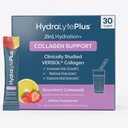 Hydralyte Verisol Collagen Pakiety z Electrolytes, Hydration Pakiety z Collagen dla kobiet i mężczyzn, Electrolytes Powder z Collagen dla podróży i Codzienne Hydration z Witaminą C (30 Count)