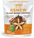 Laird Superfood Renew Plant-Based Protein Powder, 19 Grams Protein, Wegan z Sasha Inchi Seed Protein, Cztery Grzyby funkcjonalne, Preservative Free, Gluten- Free, Dairy-Free, 16 oz. Worek