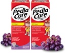 Szybkie działanie Reliever of Children 's Pain / Kids Fever Reducer with Acetaminophen Oral Suspension, Ages 2- 11, Zero Alcohol or Aspirin or Ibuprofen, Grape Flavor, 4 fl oz (2 Pack)