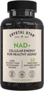 Crystal Star NAD + (60 tabletek) - Opatentowany NAD na energię komórkową i zdrowy starzenie - Clinically-Udowodnione bardziej wydajne niż Nikotynamid Riboside - 30 Day Supply - Non-GMO