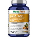 NusaPure Longjack Tongkat Ali 260,000mg 150 Veggie Caps (Non- GMO, Gluten Free) Bioperine
