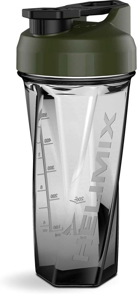 HELIMIX 2.0 Blender Blender Butelka shaker trzyma się do 28oz 124; No Blending Ball lub Whisk Between 124; USA Made 124; Przenośne pre Workout Serwatka Protein Shaker Cup 124; Mixes Cocktails Smoothies Shakes Shakes 124; Top Rack Safe