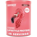 BIRDMAN Fitmingo Vegan Protein Powder z Inozytolem, Colagen Boosters, Kwas hialuronowy i witamin 124; Niskie węglowodory, Wolne od nabiału, Niskie kalorie 124; 23g Proszek z białka borówkowego z Myo- Inozytol