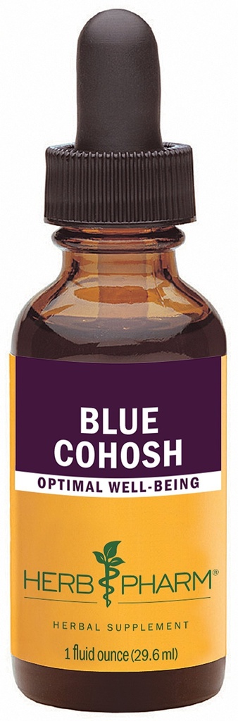 Herb Pharm Certified Organic Blue Cohosh Liquid Extract - 1 unce