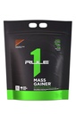 Reguła 1 Białko Mass Gainer - Wysoka Calorie Weight Gain Formuła z 1,220 + Kalorii, 250g + Complex Carb Blend, 40g All- Serwatka Białko na Serving (16 Służenia, Czekoladowe Fudge)