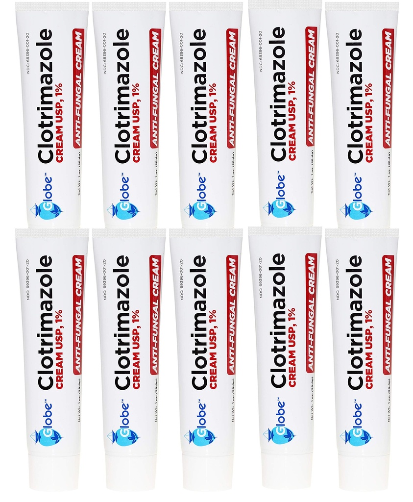 Klotrimazol Klotrimazol krem przeciwgrzybiczy 1% USP, 1 oz (10 Pack), Leczenie przeciwgrzybicze, zwalnia swędzenie, spalanie, łamanie i skalowanie Associated Sports Foot, Jock Itch, Ringworm i więcej