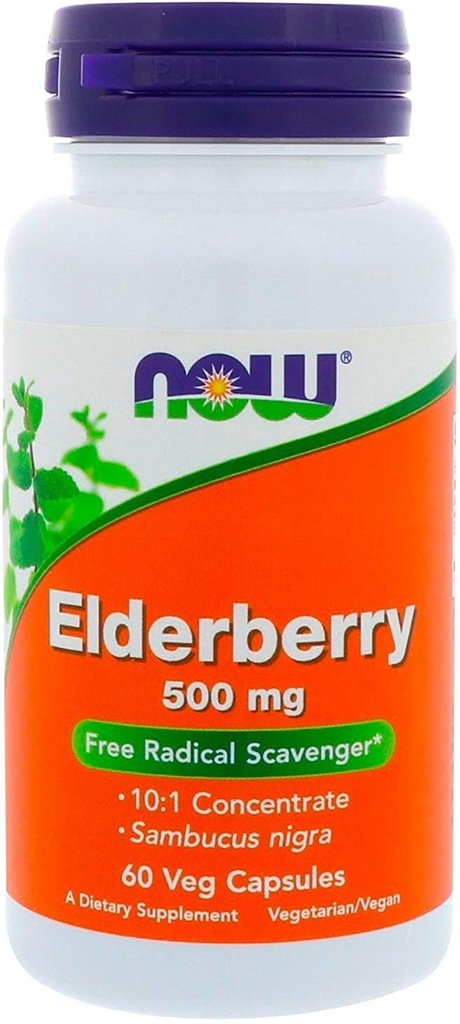 Teraz żywność - Ekstrakt Elderberry 500 mg 60 vcaps