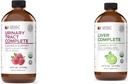 Kompletne produkty naturalne Trakt moczowy Kompletny 12oz & Wątroba Kompletny 16oz Bundle