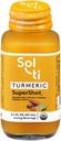 Sol- ti Organic Turmeric SuperShot Drink, Black Pepper Enhances Wchłanianie i Biodostępność kurkuminy w Turmeric do pomocy w ramach wspólnego wsparcia, SuperFood, 12 Pack (2.1 Fl oz)