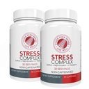 Silver Fern Stress Complex Supplement - Bez kofeiny - Sleep, Worry, Mood & More - z Saffron Supplements, L Theanine Supplement, & Myo- inositol - Natural Stress Relief Supplement (Pack of 2)