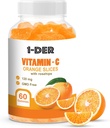 Vitamin C Gummies 120mg - Immune Support Supplement | Orange Flavored Gummies | Boost Energy and Well-Being | Non-GMO, Gluten-Free Daily Health Supplements | 60 Count