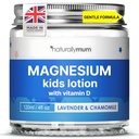 Naturally Mama Dzieci Magnezu Napoje z witaminy D 124; Wsparcie dla snu, serca, kości, nerwów, Gut i zdrowia mięśni 124; Alternatywa dla Melatonin 124; Lavender & Rumomile 4.2 fl oz