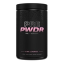 PWDRS Pre- Workout Powder, All Natural pre Workout for Energy, Pump, Endurance & Siła, z kofeiną (Pink Lemonade)