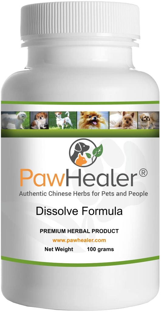 PawHealer ® Rozpuścić wzór ziołowy - 100 Grams Powder - Remedy dla grube grudki i...