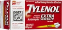 Tylenol Dodatkowa siła Ból Reliever & Gorączka Reduktor Caplets- 100
