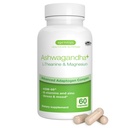 Igennus Wysoka Siła Ashwagandha Relief Complex, L- Theanine & Magnez & KSM- 66 Ekstrakt Root Adaptogens, Metylowane Witaminy B, Wsparcie dla uspokojenia i snu, Czysty etykieta, 60 szybko działające kapsułki