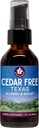 WishGarden Herbs Cedar- Free Texas Alergia & Sinus - Plant- oparte na Herbal Allergy Relief dla dorosłych, Pomaga Soothe Cedar Fever Symps, Strefa 5 Formuła alergii, Texas Cedar Fever Allergy Relief Drops, 2oz