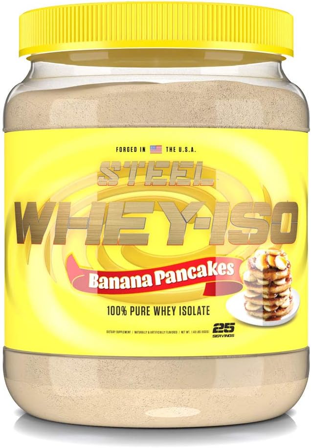 Suplementy stalowe Wheey- Iso Xi124; Proszek z białka serwatkowego Isolate 124; Szybkie Absorbowanie Xi124; Lean Muscle Growth Growth 124; Łatwa trawa 124; Gluten Free Xi124; Niskie węglowodany Xi124; 25 Podawanie (Naleśniki bananowe)