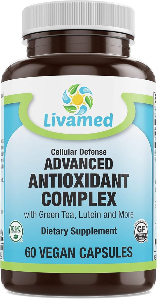 Livamed - Advanced Antioksydant Complex Veg Caps 60 Count