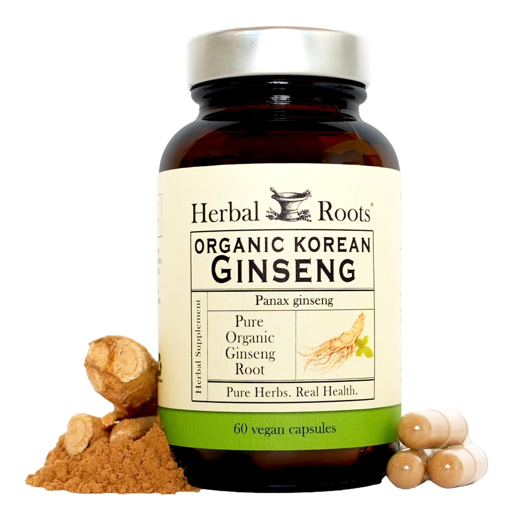 Ziołowe Korzenie Panax Ginseng 124; Organiczny Koreański Ginseng Root Powder