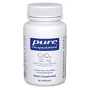 Pure Encapsulations CoQ10 120 mg - Coenzym Q10 Supplement for Heart Health, Energy, Antioksydants, Brain & Memory Health - Cellular Health, Cognition & Cardiviral Support * - 60 kapsułki