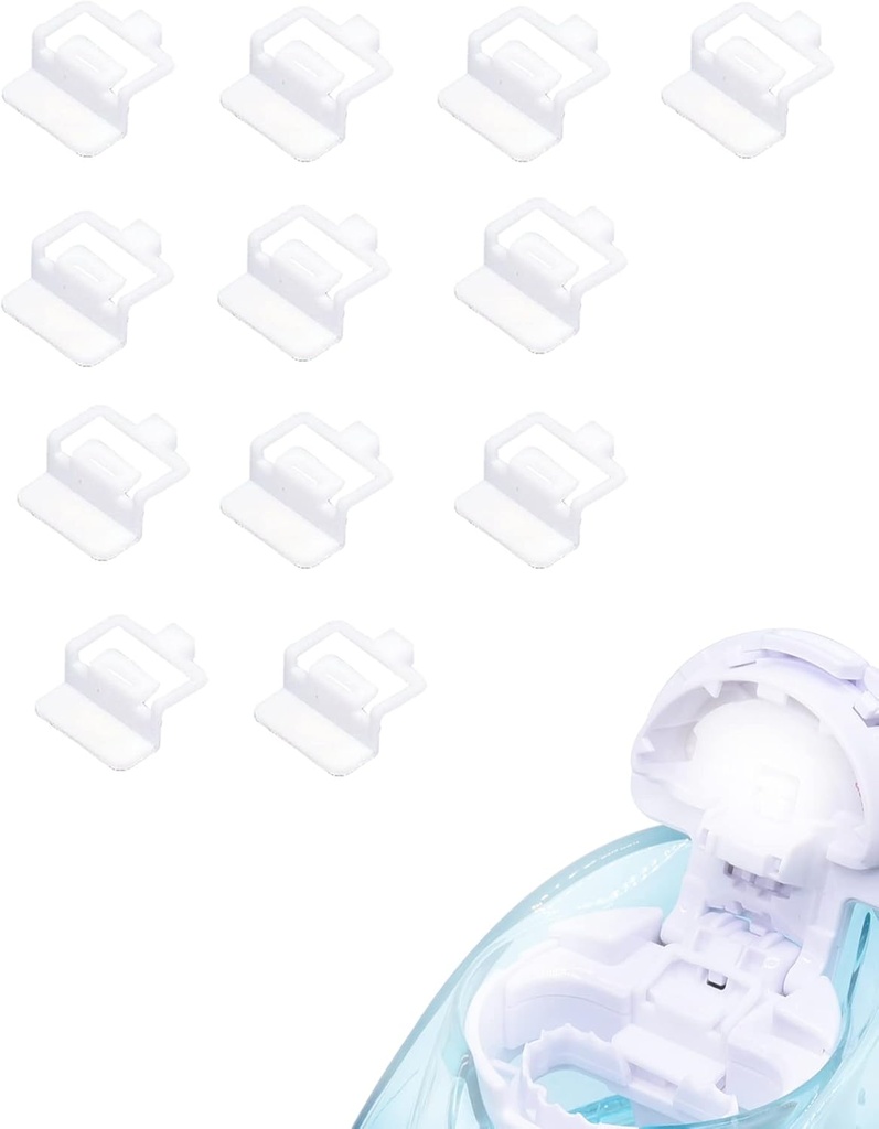 12 PCS Silicone Pody Repeliers Akcesoria do Navage Nasal Care, Save Salt for Easy Operation (Biały)