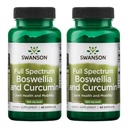 Swanson Full Spectrum Boswellia & Curcumin Natural Wellness Formula - (60 kapsułek) (2 opakowania)
