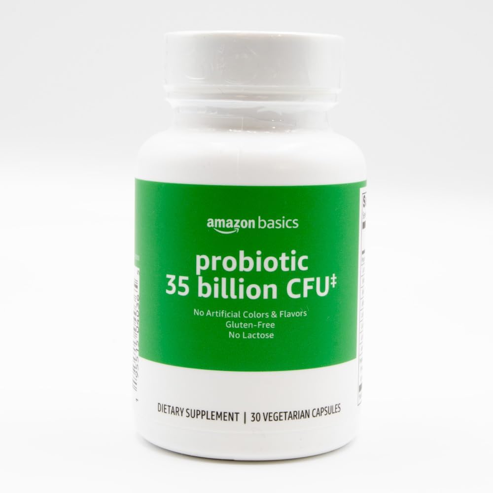 Basics Probiotic 35 Billion CFU, 8 Probiotic Strains with Prebiotic Blend, Wspomaga zdrową trawienie, 30 Kapsułki wegetariańskie, 1 Miesiąc dostaw (wcześniej Solimon)