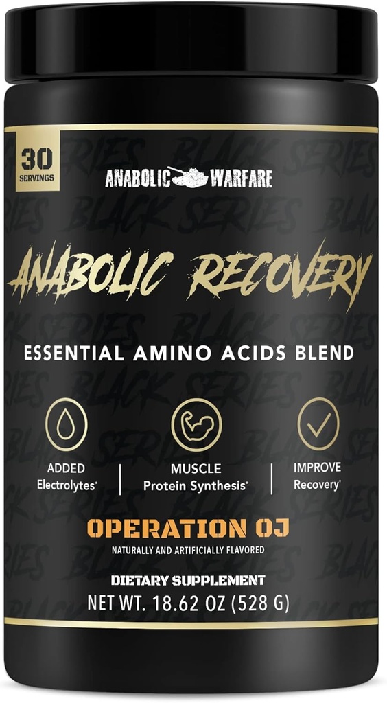 Odzyskiwanie anaboliczne, podstawowe aminokwasy, regeneracja post-workout, nawodnienie Premium, budowanie mięśni * (operacja OJ, 30 Sług)