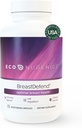 EcoNugenics BreastDefend DIM Suplement do wsparcia optymalnego zdrowia piersi dla kobiet, Estrogen Hormon Równowaga, Immune Support - Kurkumina turmerowa, Reishi & Turcja Grzyby ogonowe - 120 Kapsułki