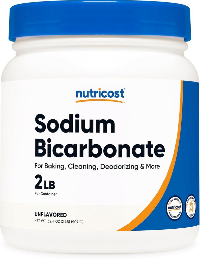 Nutricost Sodu dwuwęglan (2 LB) - 600mg Per Serving, Non-GMO, Gluten Free