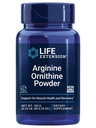 Life Extension Arginine Ornitine Proszek, Promotes Musicle Health & Recovery, Gluten Free, Non-GMO, waga netto 150 gramów