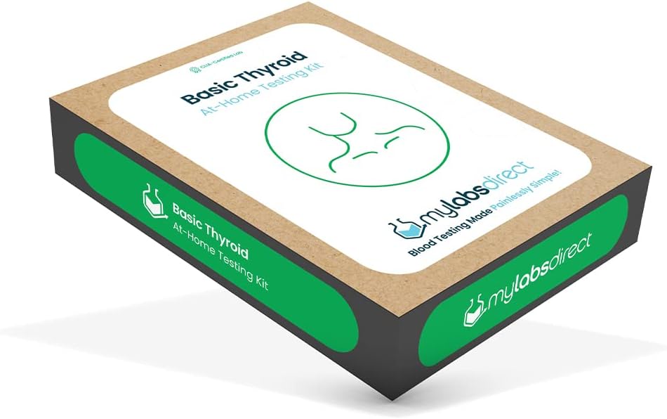 Basic Thyroid at- Home Test Kit: 124; Odkryj nadczynność tarczycy lub niedoczynność tarczycy: 124; Środki TSH, Free T3, Free T4 = 124; CLIA Certified Assessment 124; Metabolizm - Poziomy energii - Zarządzanie wagą: 124; w Home Collection