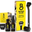 Beard Club Derma Roller, Beard Growth Oil, Clensing Spray & Replacement Head - Mikroneedling Roller z 540 Tytanu Mikroneedles for Face, Body and Scalp - Beard Roller z Sandalwood Beard Oil