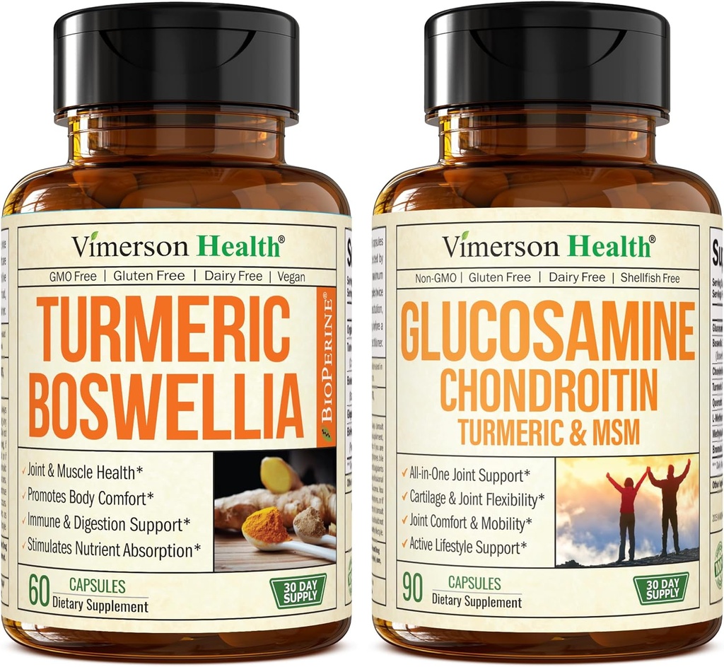 Kurkumina kurkumina z Boswellia Serrata Extract & Glukozamina Chondroitin MSM i suplement Turmeric