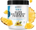 Derby Fit Elite Recovery Protein Clean, Niskie węglowodany Recovery Protein Powder for Women & Men - Gluten Free, Wegan, Dairy Free, Ananas Delight - 20 Słupki (Opakowanie 1)