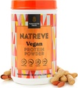 Natreve Vegan Protein Powder - 25g roślin Białko w proszku z probiotyki i aminokwasów - Guten Free Peanut Butter Parfait, 18 Służenia
