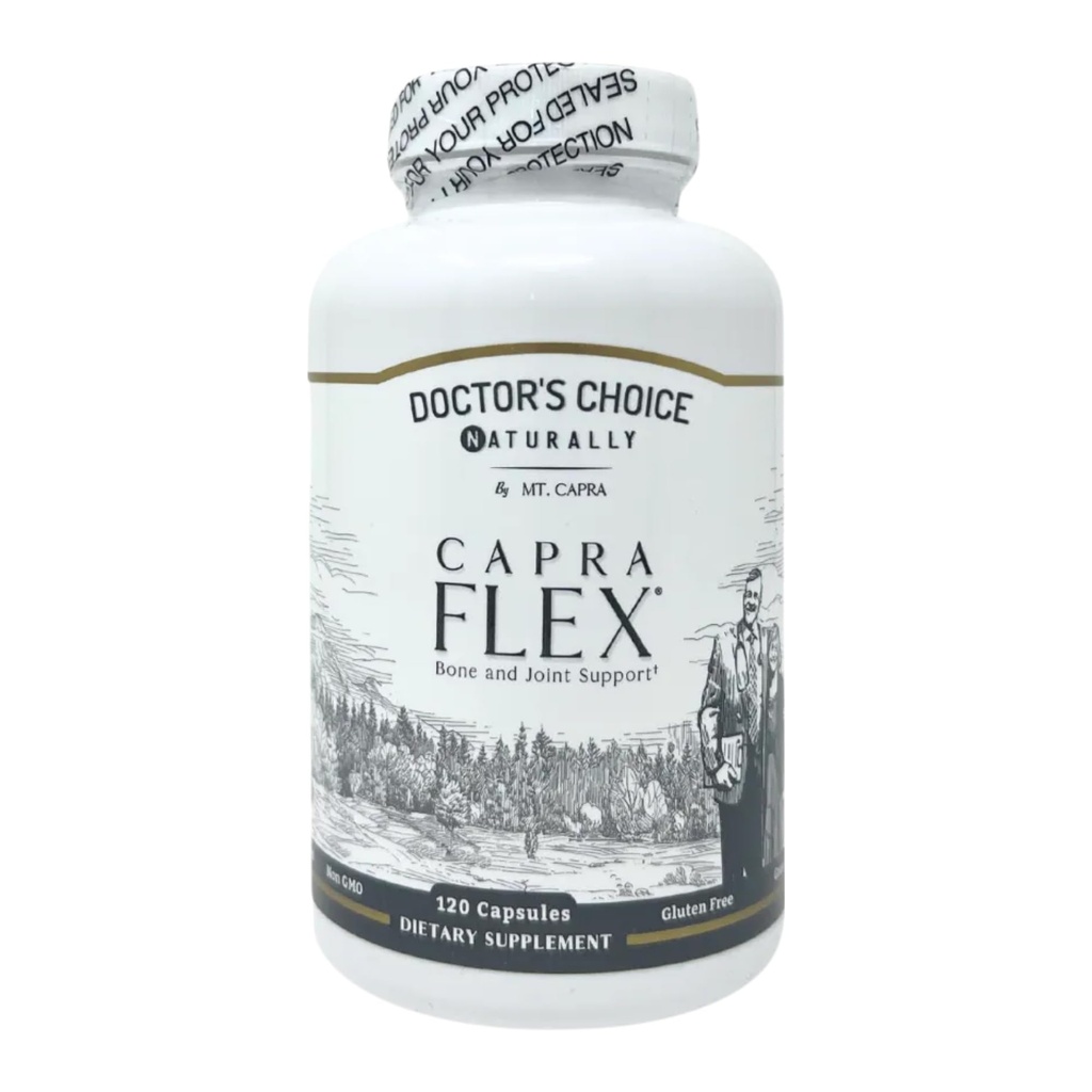 CapraFlex przez Mt. Capra Xi124; Kolagen kości i wspólnego wsparcia z kurczaka, kwas hialuronowy, kurkuma, i zioła dla wspólnej witalności 124; 30 Słupki - 120 Kapsułki