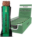 Barebells Protein Bars Hazelnut & Nougat - 12 Hrabia, 1,9oz Bary - Przekąski proteinowe z 20 g wysokiej zawartości białka - Czekoladowy Bar Protein z 1 g Sugarów ogółem - Na Go Protein Snack & Breakfast Bary