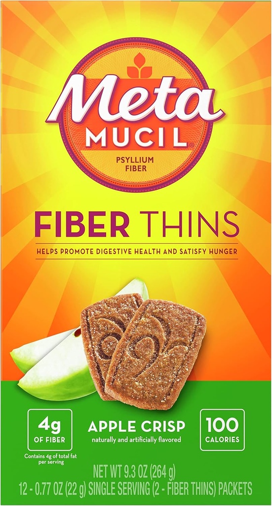 Metamucyl Fiber Wafers Apple Crisp Pakiety, 2 ea
